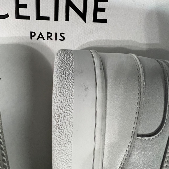 Celine white high top sneakers - Picture 6 of 15